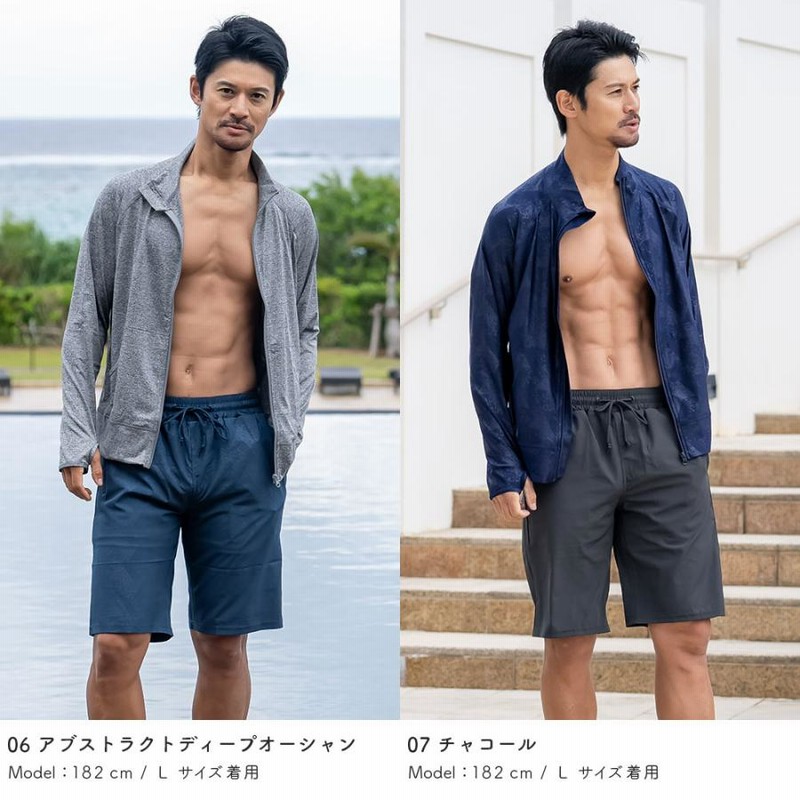 DEEP向日葵柄メンズスイムショーツ DEEP向日葵柄メンズスイムショーツ