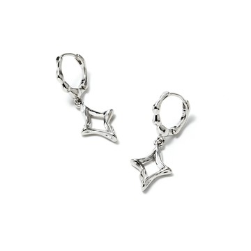 [預購] [銀針] 簡約星芒耳環 / Simple Starburst Earring