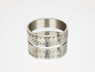 喬治亞硬幣戒指 1 拉里 2006 年男士硬幣戒指 女士硬幣戒指