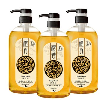 脫普 檀香沐浴精-800g*3瓶【居家生活便利購】