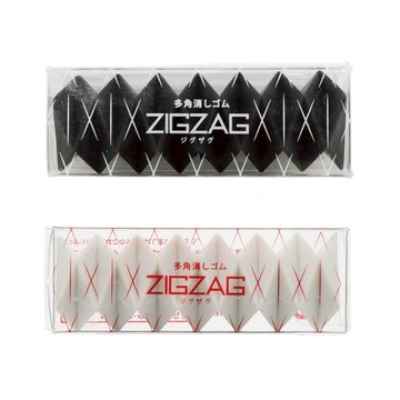 日本 SUN-STAR ZIGZAG 多角度橡皮擦 尖角設計橡皮擦