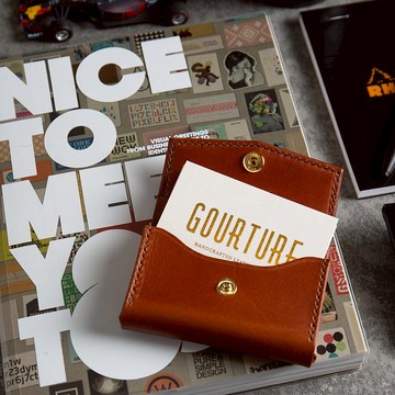 GOURTURE - Nice to meet you !! 名片夾 / 卡片夾【琥珀棕】