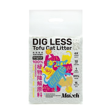 汪汪寶貝 喵趣-植物環保消臭豆腐貓砂2.0mm 6L/包(豆腐沙 10秒快速溶解 可沖於馬桶)