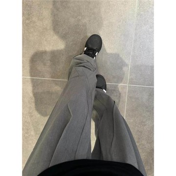 高級感加厚胖mm梨型身材西裝褲