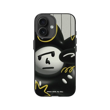 iPhone 16 Clear (相機按鈕) 酷墨灰 - Abei - HuaHua Strikes a Pose