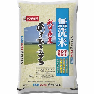 無洗米秋田県産あきたこまち 5kg 送料無料