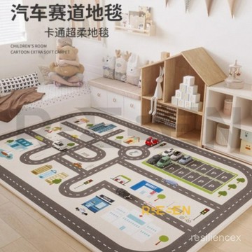 臺灣出貨兒童地毯 遊戲墊 車道地墊 停車場地墊 汽車遊戲墊 交通遊戲墊 汽車地墊 車車地墊 兒童地墊 遊戲地墊 地墊