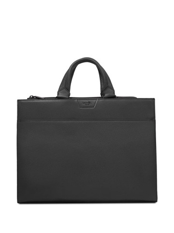 Lancel - Come De Lancel document holder - men - Cotton/Calf Leather (top grain) - One Size - Black