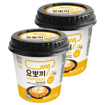 YOPOKKI 炒年糕 奶油洋蔥味  120g  2個
