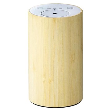 LifeShopping 行動無水精油擴香儀 無線輕量化設計 Type-C充電  CAAD0067  竹木款 原木色