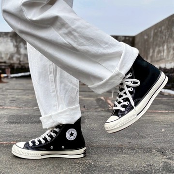 CONVERSE CHUCK 70 黑色 高筒 休閒 帆布鞋 162050C