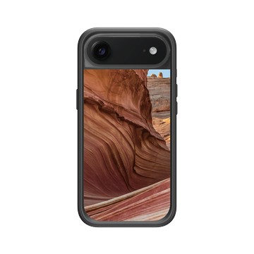 iPhone Air Mod NX -邊框背蓋組合 (相機按鈕) 黑 - LOOK！多看我一眼 LOOK! Nature Seeks Attention - 大自然的傑作（錫安國家公園）