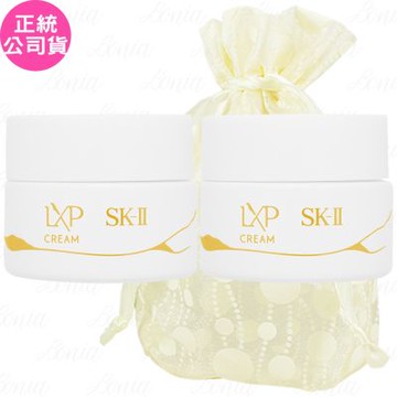 SK-Ⅱ LXP凝時金緻乳霜(8g)*2旅行袋組(公司貨)