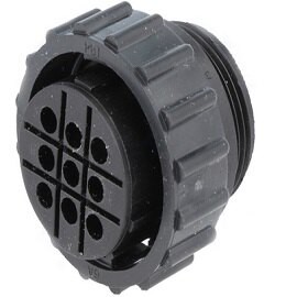 211766-1 9P 母頭 TE / Tyco MP CPC-1系列11號標準環形圓形連接器 connector 接頭【佑齊企業 iCmore】