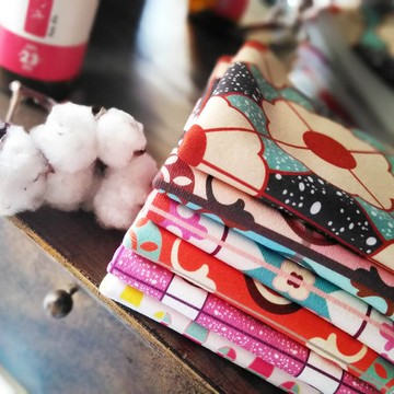 | 復古花磚系列 | 短毛細柔方巾/共6款