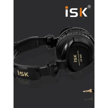 ISK HP-800頭戴式重低音專業dj監聽耳機hifi電腦K歌耳麥yy主播3米