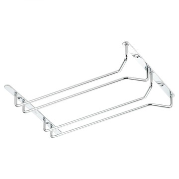 DAY&DAY 日日家居 雙排高腳杯架長 #304 不鏽鋼材質  銀色  1個