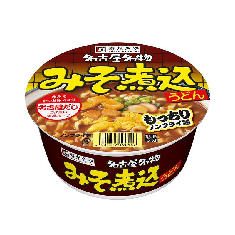 寿がきや カップみそ煮込うどん 106g×12個