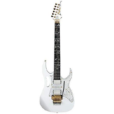 Ibanez Steve Vai Signature 6-String Electric Guitar with Bag (Right-Handed, White)並行輸入