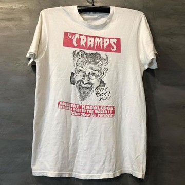 The Cramps樂隊地下迷幻車庫朋克短袖vintage復古搖滾男女潮流T恤
