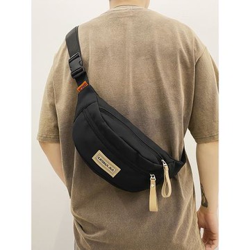 香港小挎包男胸包輕便運動斜肩背包男士腰包ins潮牌單肩斜挎包女