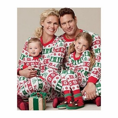 親子ペア ルームウェア クリスマス パジャマ 家族お揃い 部屋着 サンタコス 寝巻き 上下2点セット 親子コーデ ペアルック 衣装 通販 Lineポイント最大get Lineショッピング