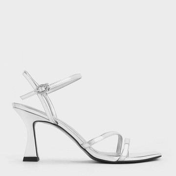 方頭細帶高跟涼鞋