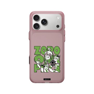 iPhone 17 Pro Max Clear (相機按鈕) 晶醺玫 - 航海王 One Piece - 索隆十郎．ONEPIECE