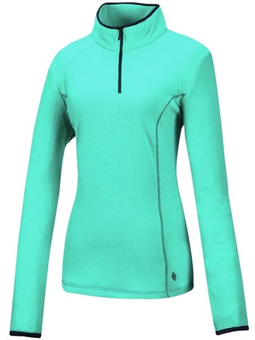 ├登山樂┤台灣MOUNTNEER 山林 女刷毛保暖上衣-春綠 # 32F06-73