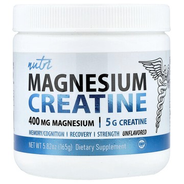 Nutri, Magnesium Creatine, Unflavored, 5.82 oz (165 g)