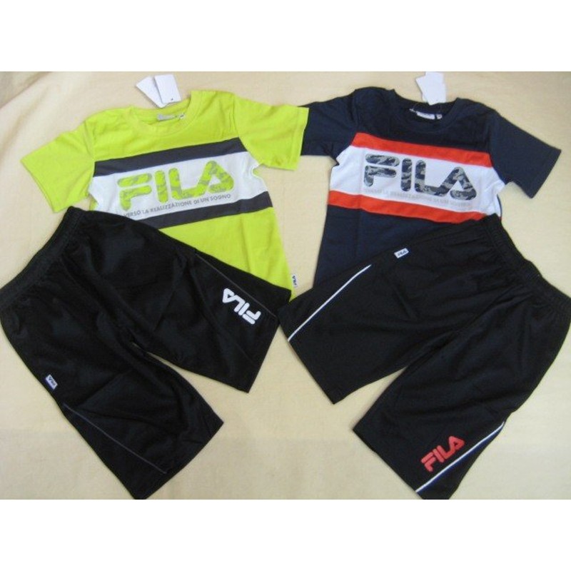 新品  FILA  フィラ  パジャマ  ルームウェア  130 半袖 半ズボン