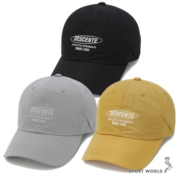 Descente 迪桑特 帽子 棒球帽 眼鏡插槽 金敏智同款 黑/灰/黃 SR123UCP1D-BLK0/SR123UCP1D-LGR0/SR123UCP1D-YEL0