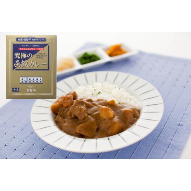 究極の函館カレー 210g 送料無料  五島軒 中辛 カレー レトルト レトルト食品 お土産 ギフト