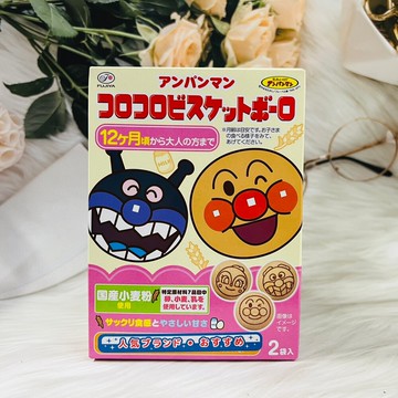 潼漾小舖 日本 fujiya 不二家 麵包超人 造型蛋酥 盒裝 2袋入 寶寶蛋酥