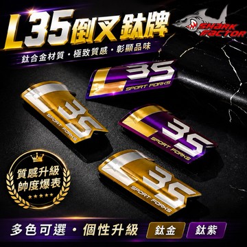 【叫小賀】鯊魚工廠 L35 鈦牌 鈦合金 金鈦 紫鈦 L35 氣瓶鈦片 L35 鈦片 桶身貼片 鈦片 正鈦合金 鈦貼片