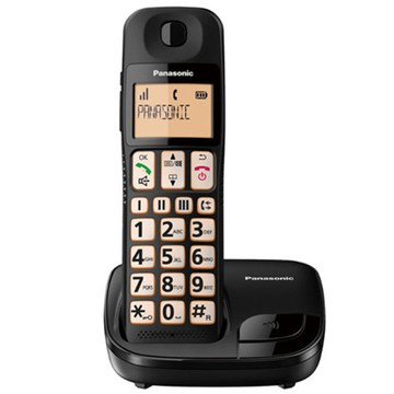 (福利品有刮傷)panasonic國際牌 kx-tge110 tw  大螢幕大按鍵數位無線電話