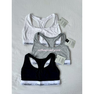 現貨【極致裸感】Calvin Klein CK 莫代爾無襯墊內衣 圓領背心式 經典LOGO下圍 親膚透氣 零束縛