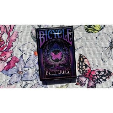 【USPCC 撲克】Bicycle Butterfly 系列- Purple 紫 及 Violet紫羅蘭，共二款