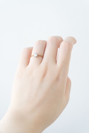 +Shine Bright Like a Whipped Cream+ 軟陶戒指 (銅)