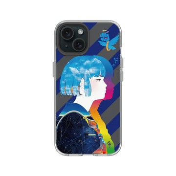iPhone 15 Clear 透明 - MITSUME - Blue bird