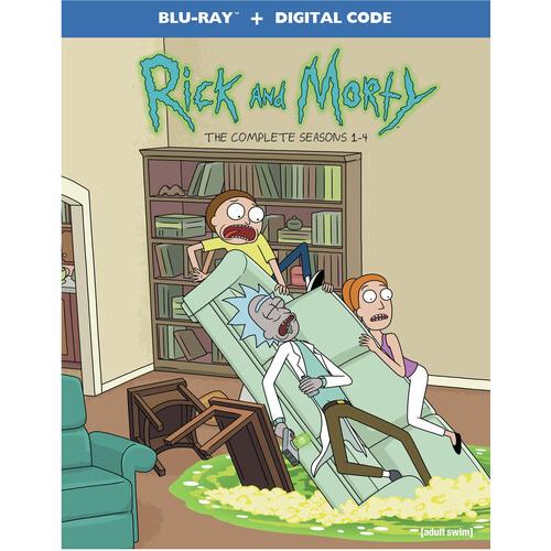 RICK  MORTY: SEASONS 1-4 (4PC)(2021 2発売)(アニメ)(輸入盤Blu-ray)