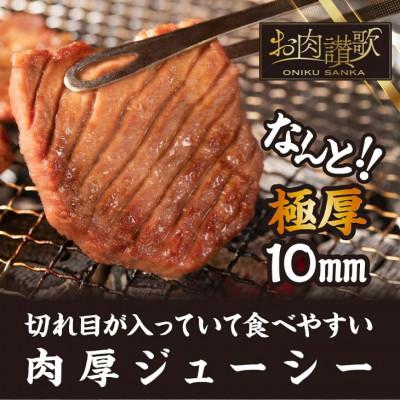 ふるさと納税 花巻市 厚切り牛タン　1kg(塩味・みそ味　各500g)