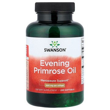 Swanson Vitamins, 月見草精油，250 粒軟膠囊（每粒軟膠囊 500 毫克）