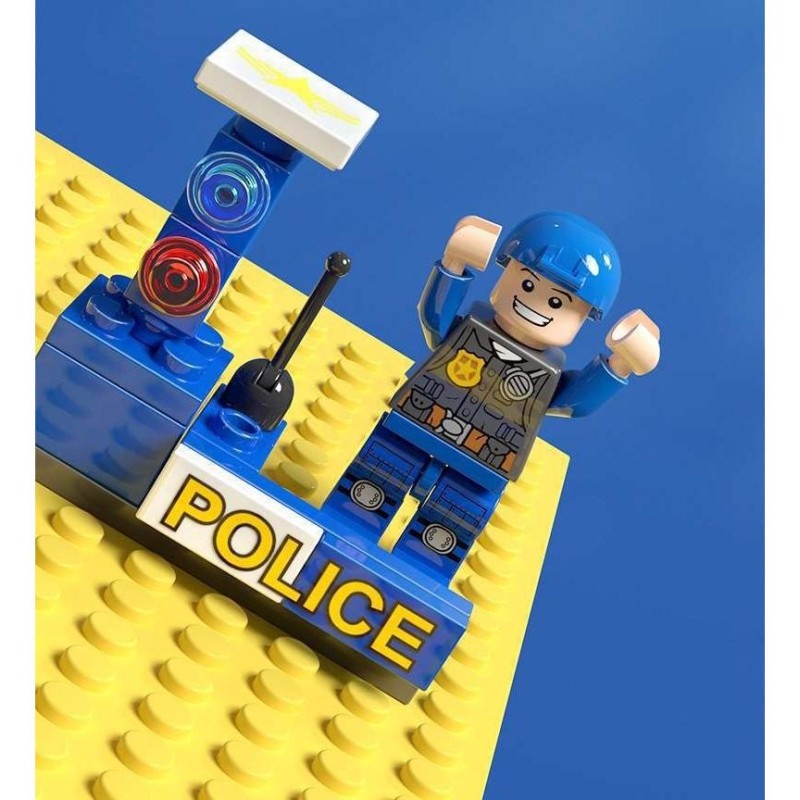 レゴ ブロック 警察 キット LEGO 互換品 | LINEショッピング