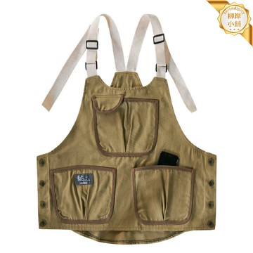【多行業定製】工作圍裙 牛仔圍裙 罩衣 咖啡師圍裙 奶茶店圍裙 美髮圍裙 餐廳圍裙 加厚防水 多口袋設計 可印logo 男女通用