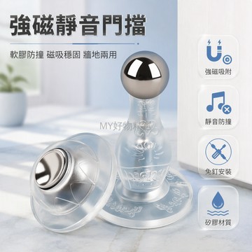 台灣出貨✨ 強磁門吸 軟膠防撞靜音 免打孔安裝 衛生間臥室門擋 強力吸附不傷牆面