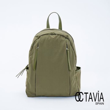 OCTAVIA 8 - 輕量主義 I 防潑水簡約牛津布後背包 - 草綠色