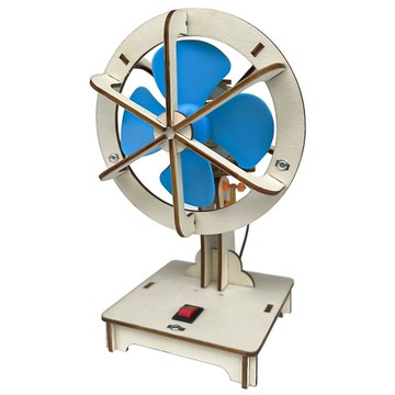 「科探旅科學小實驗」科技小製作diy材料搖頭電風扇科學實驗兒童學生自製手工發明玩具