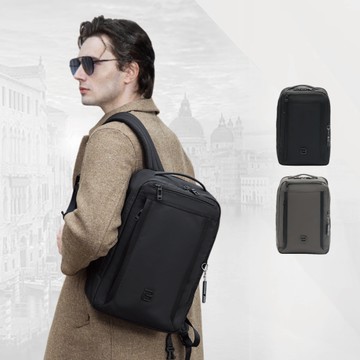 beside u 防盜商務電腦包 16吋筆電後背包 大容量後背包 BAPC系列 黑色 灰色