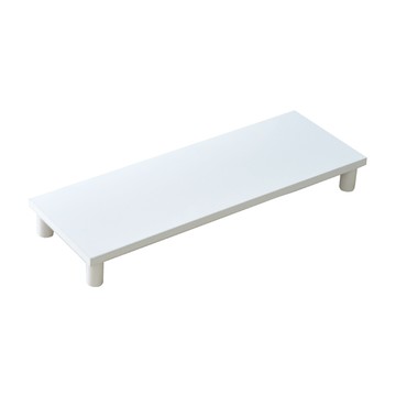 HOPMA 合馬家具 加寬桌上螢幕主機二用架 雙入 60cm超大空間  時尚白